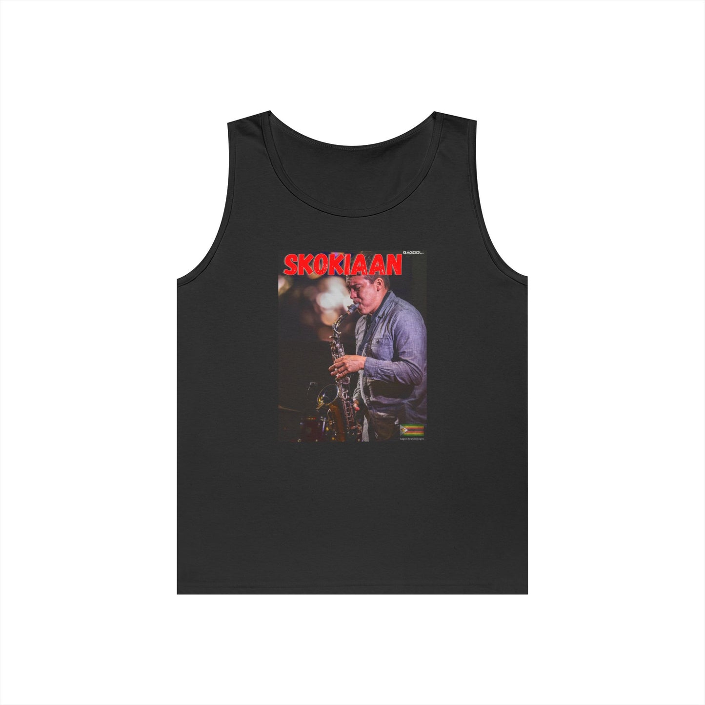 Skokiaan Jazz Unisex Heavy Cotton Tank Top