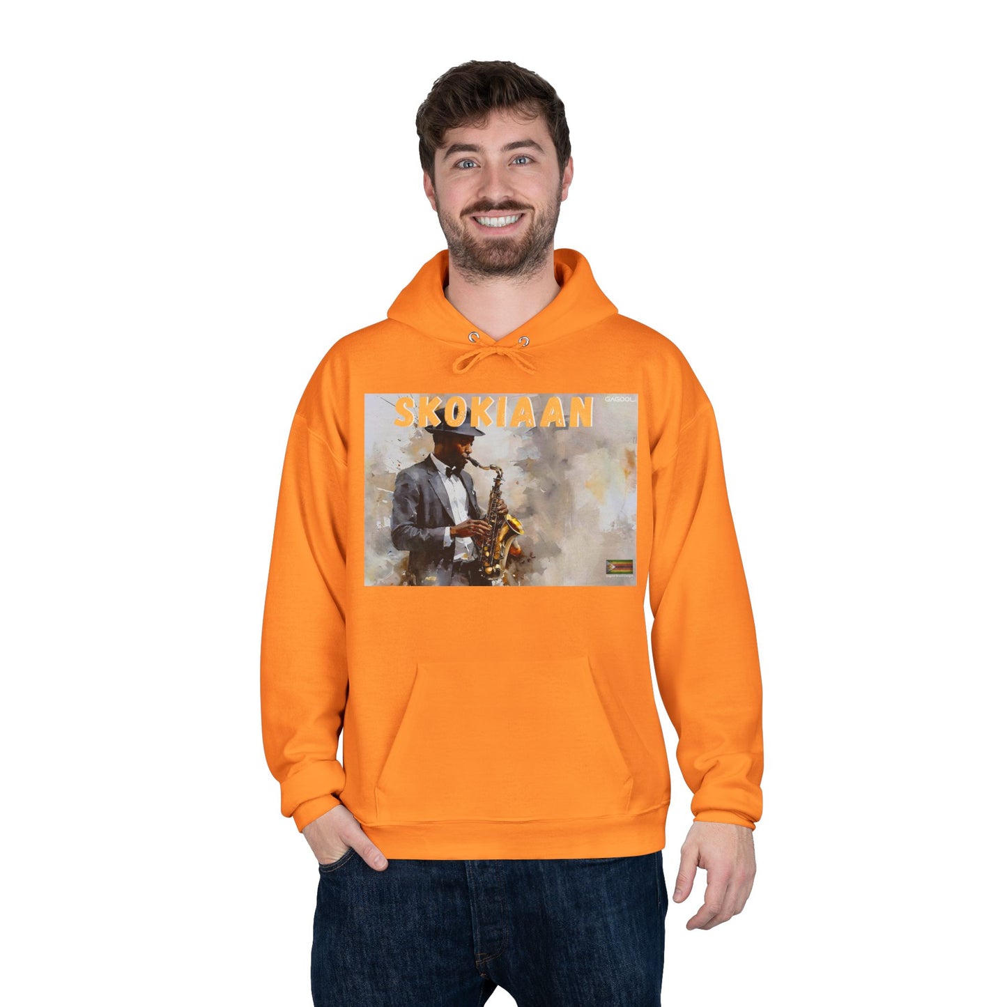 Skokiaan Jazz Musician EcoSmart Hoodie - Unisex Pullover Sweatshirt