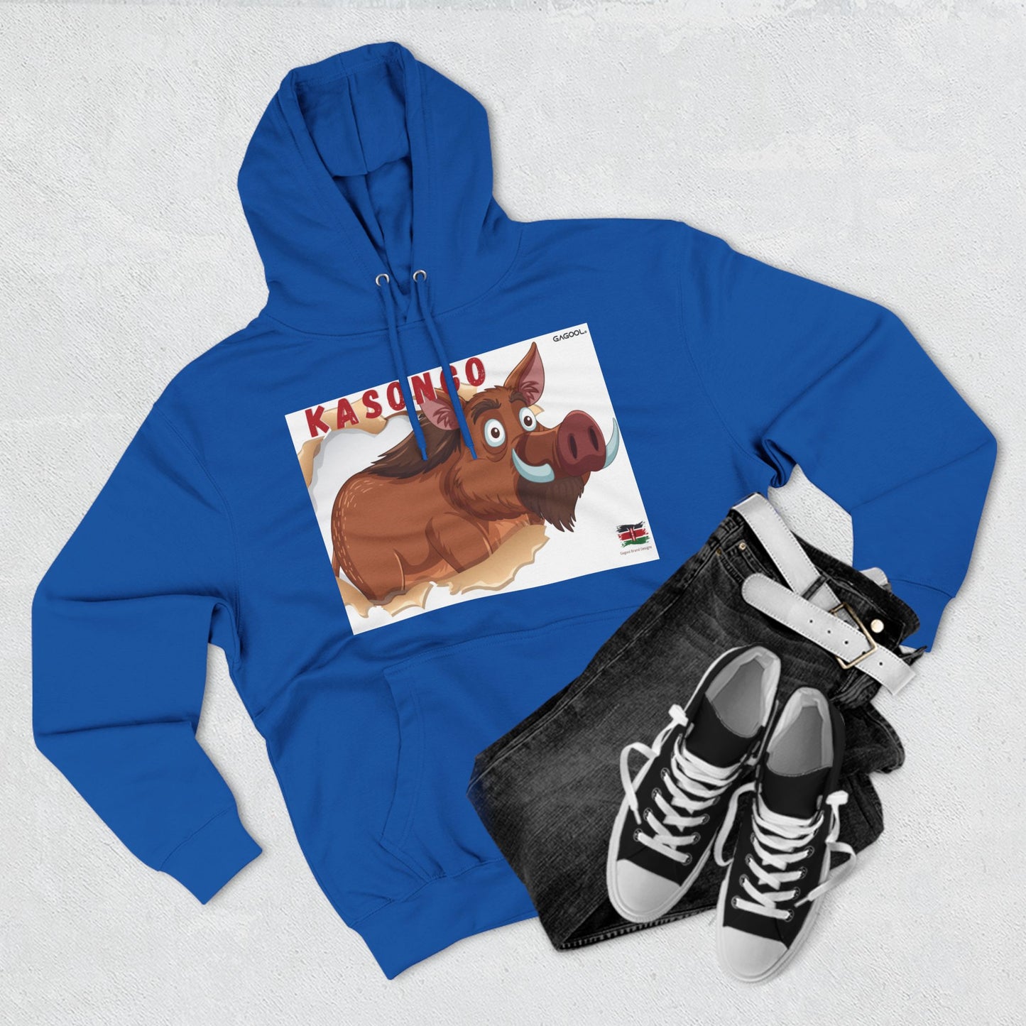 KASONGO Cartoon Hoodie - Fun & Cozy Fleece