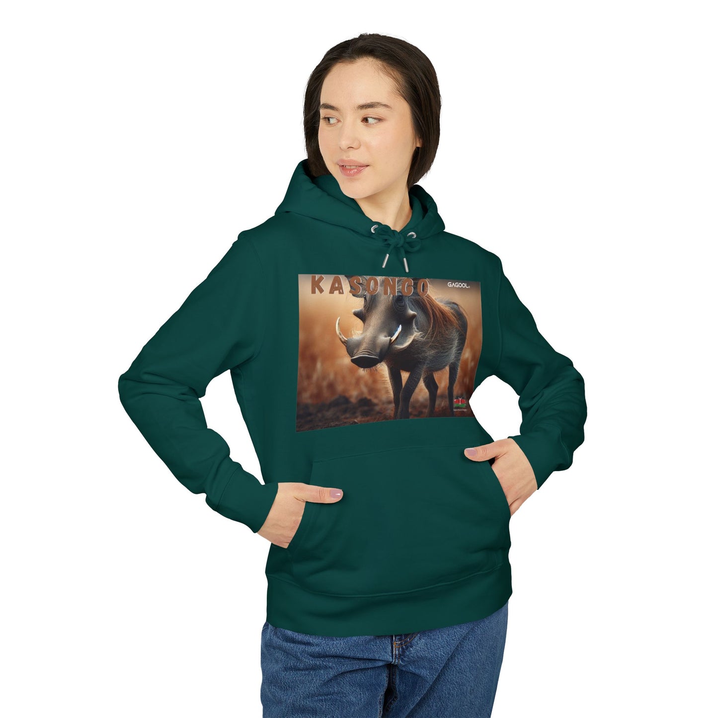 Wildlife Adventure Hoodie - Stylish Kasongo Design
