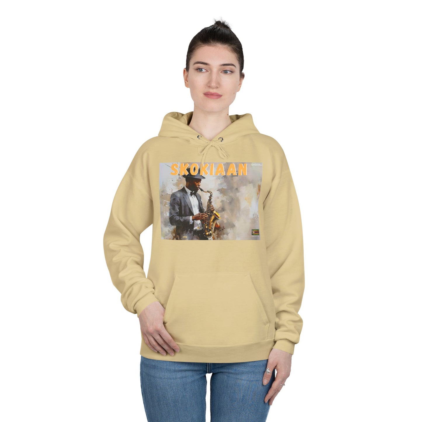 Skokiaan Jazz Musician EcoSmart Hoodie - Unisex Pullover Sweatshirt