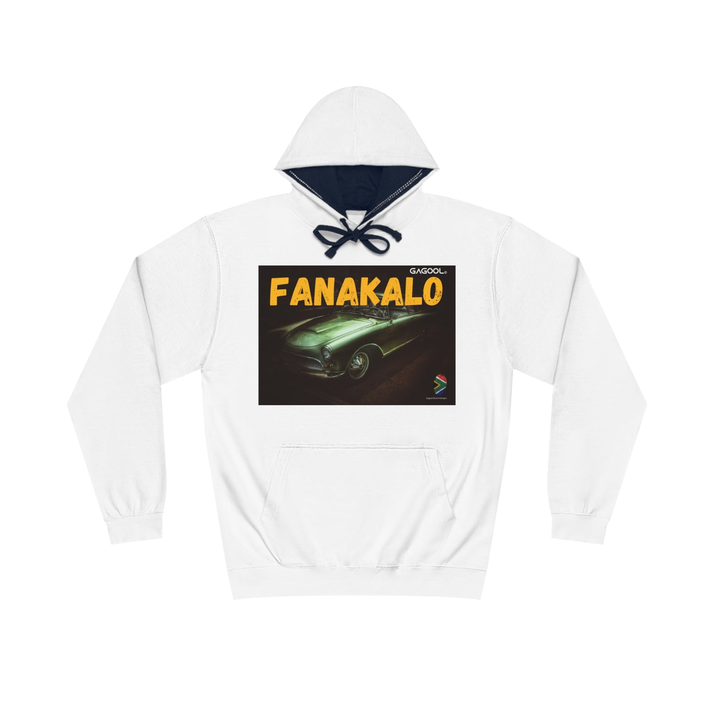 FANAKALO Vintage Car Unisex Varsity Hoodie - Stylish & Comfy