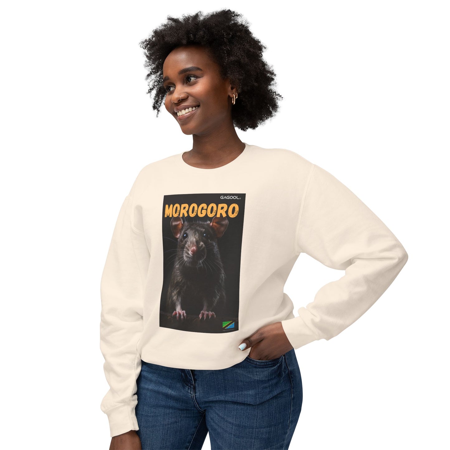Morogoro Unisex Lightweight Crewneck Sweatshirt