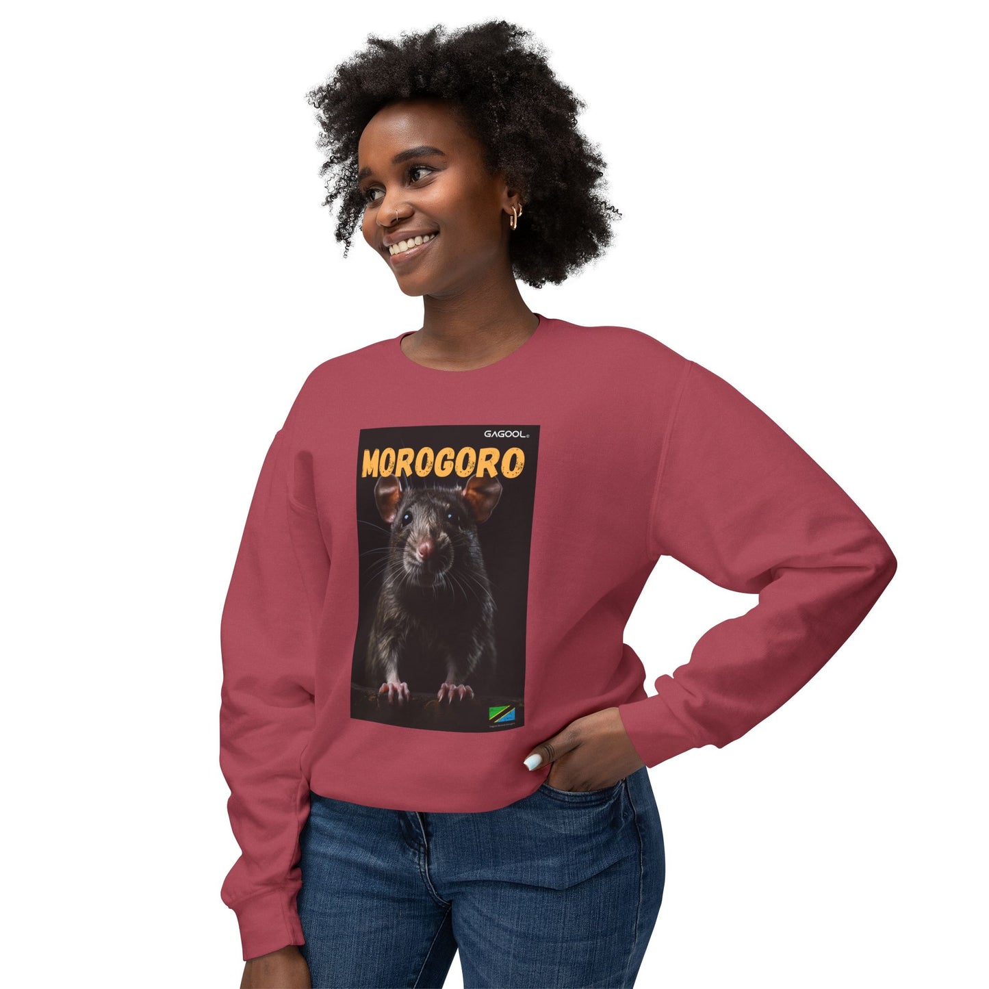 Morogoro Unisex Lightweight Crewneck Sweatshirt