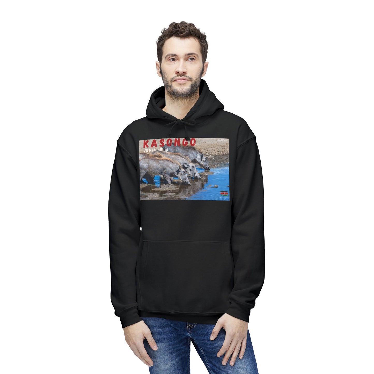 KASONGO Graphic Unisex Hooded Sweatshirt