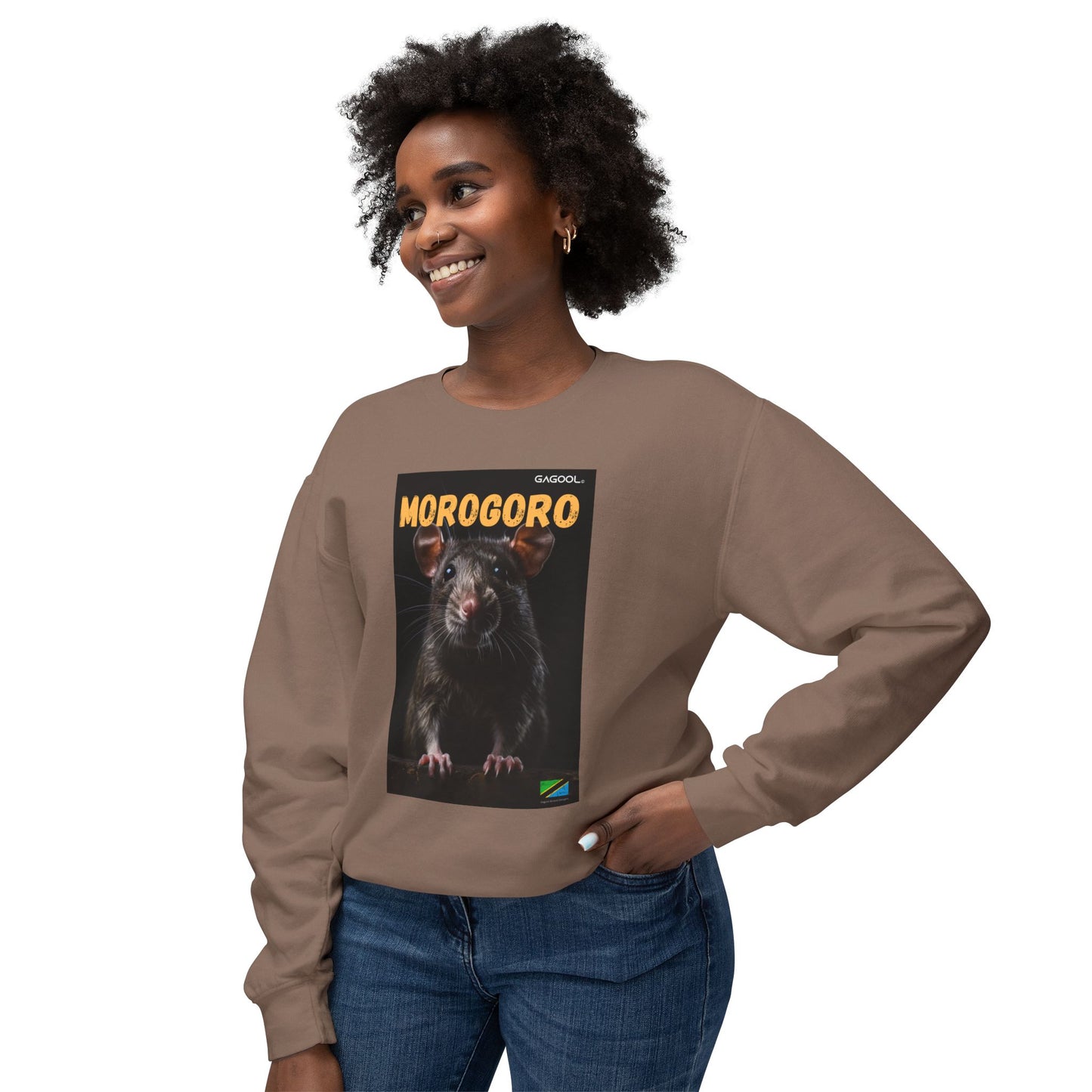 Morogoro Unisex Lightweight Crewneck Sweatshirt