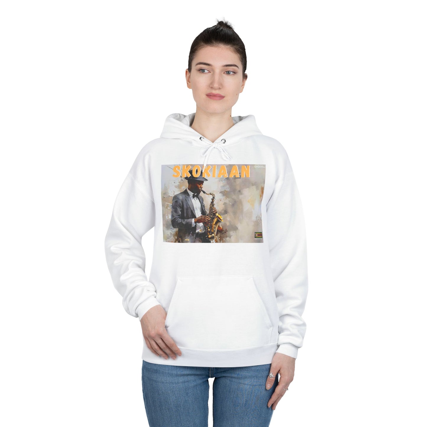 Skokiaan Jazz Musician EcoSmart Hoodie - Unisex Pullover Sweatshirt