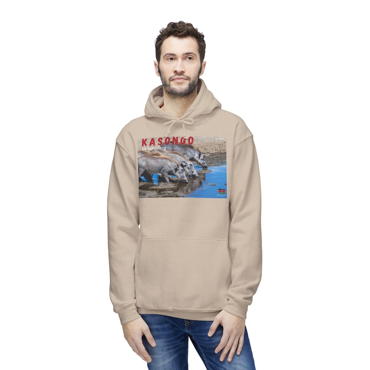 KASONGO Graphic Unisex Hooded Sweatshirt