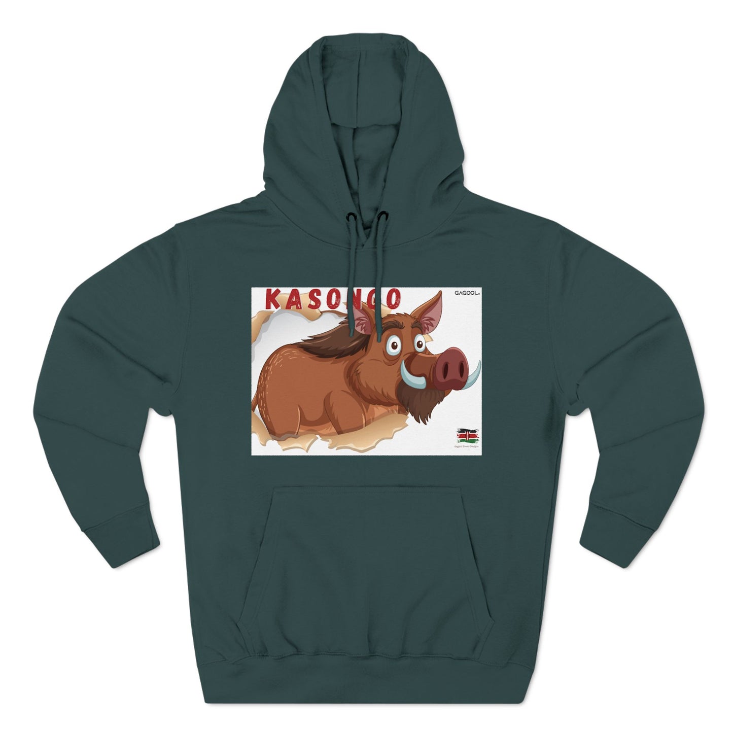 KASONGO Cartoon Hoodie - Fun & Cozy Fleece