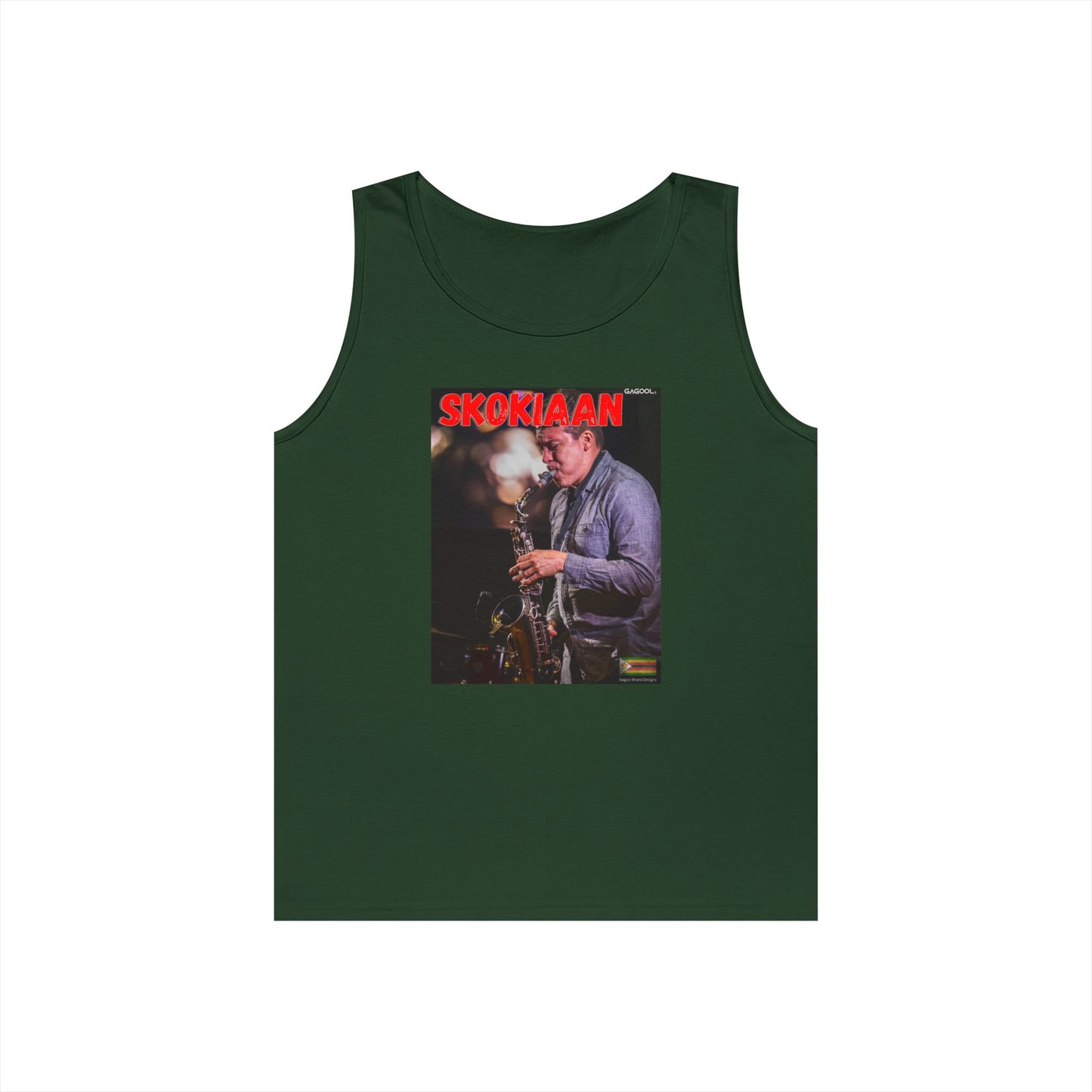 Skokiaan Jazz Unisex Heavy Cotton Tank Top