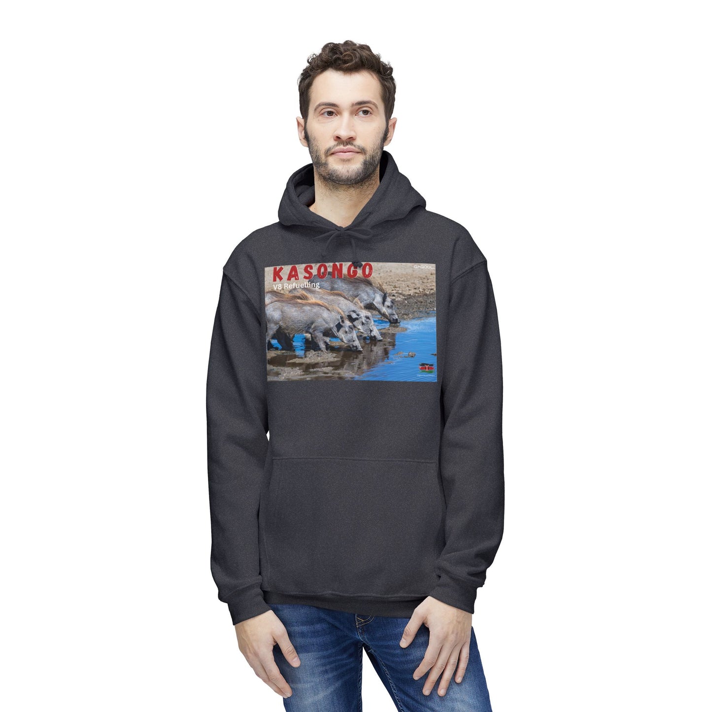 KASONGO Graphic Unisex Hooded Sweatshirt