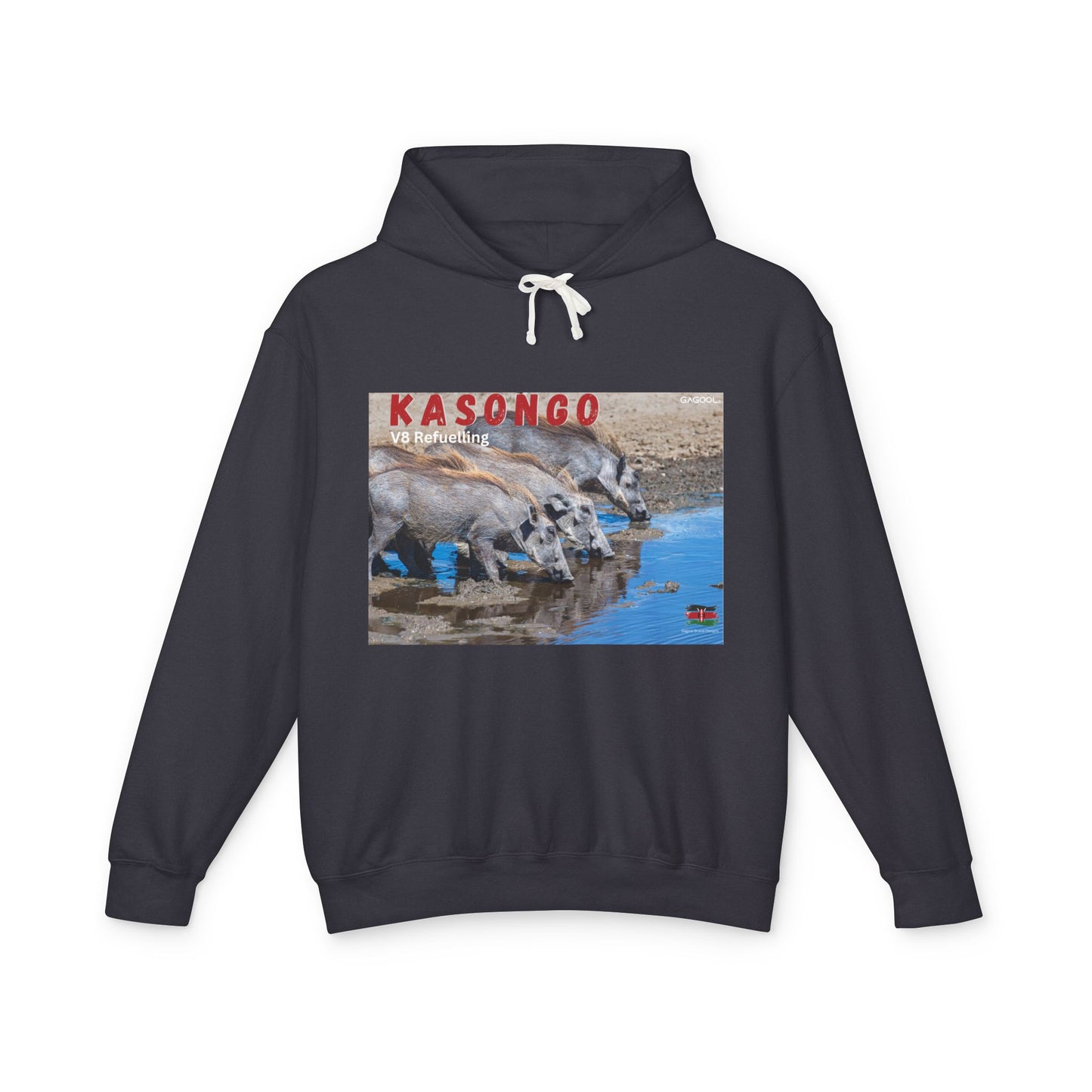 Unisex Lightweight Hooded Sweatshirt - Kasongo