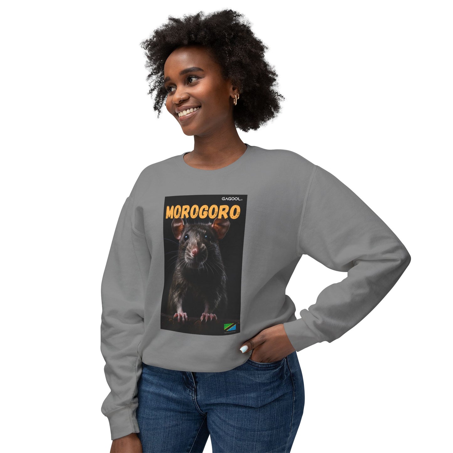 Morogoro Unisex Lightweight Crewneck Sweatshirt