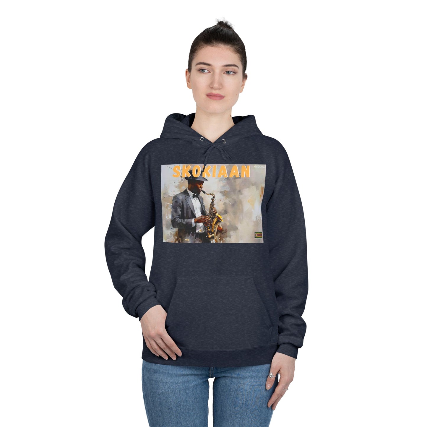 Skokiaan Jazz Musician EcoSmart Hoodie - Unisex Pullover Sweatshirt