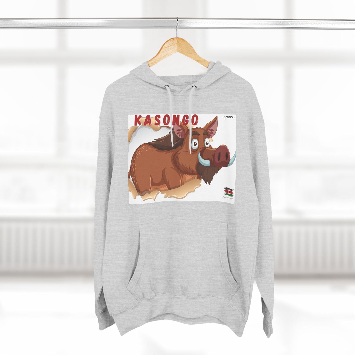 KASONGO Cartoon Hoodie - Fun & Cozy Fleece