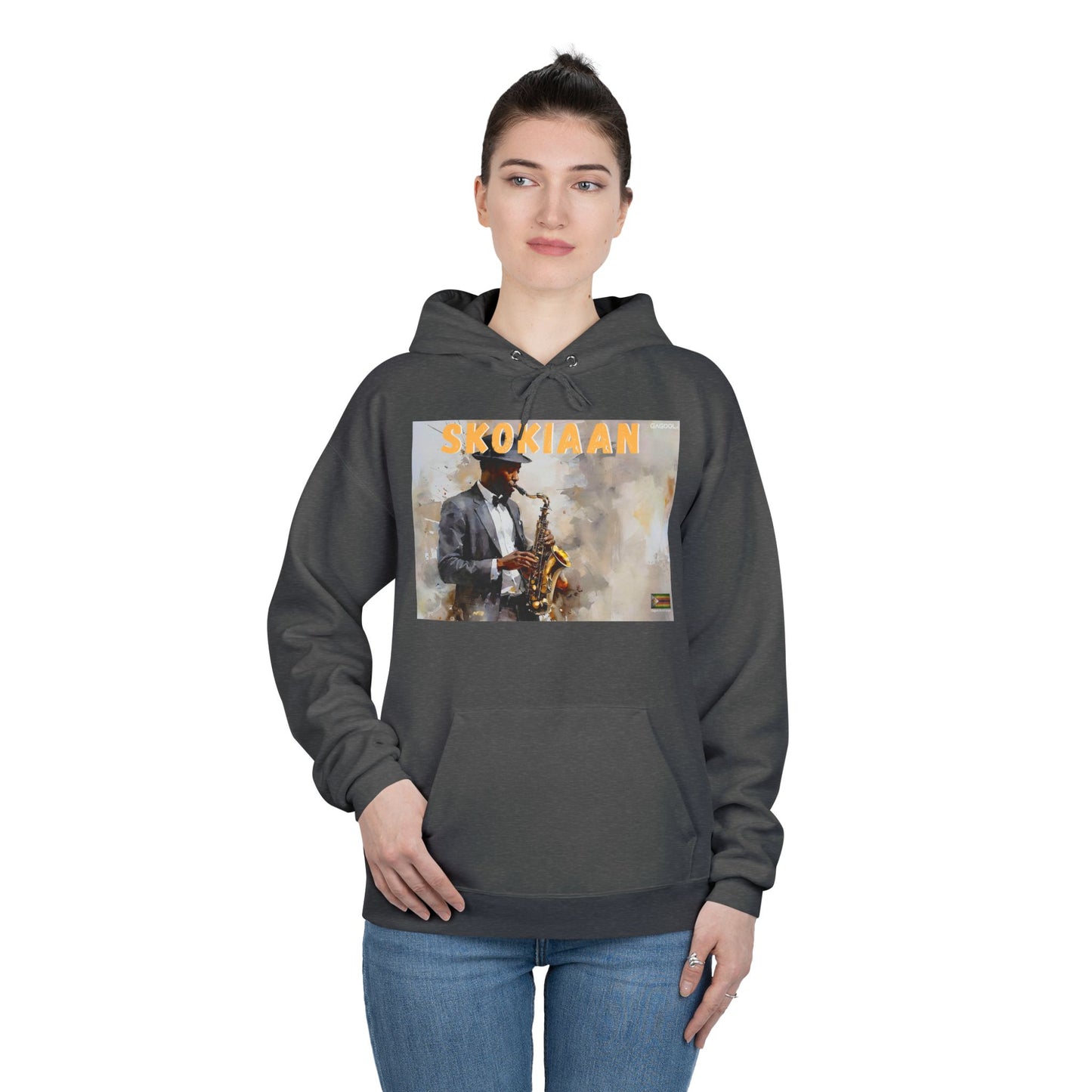 Skokiaan Jazz Musician EcoSmart Hoodie - Unisex Pullover Sweatshirt