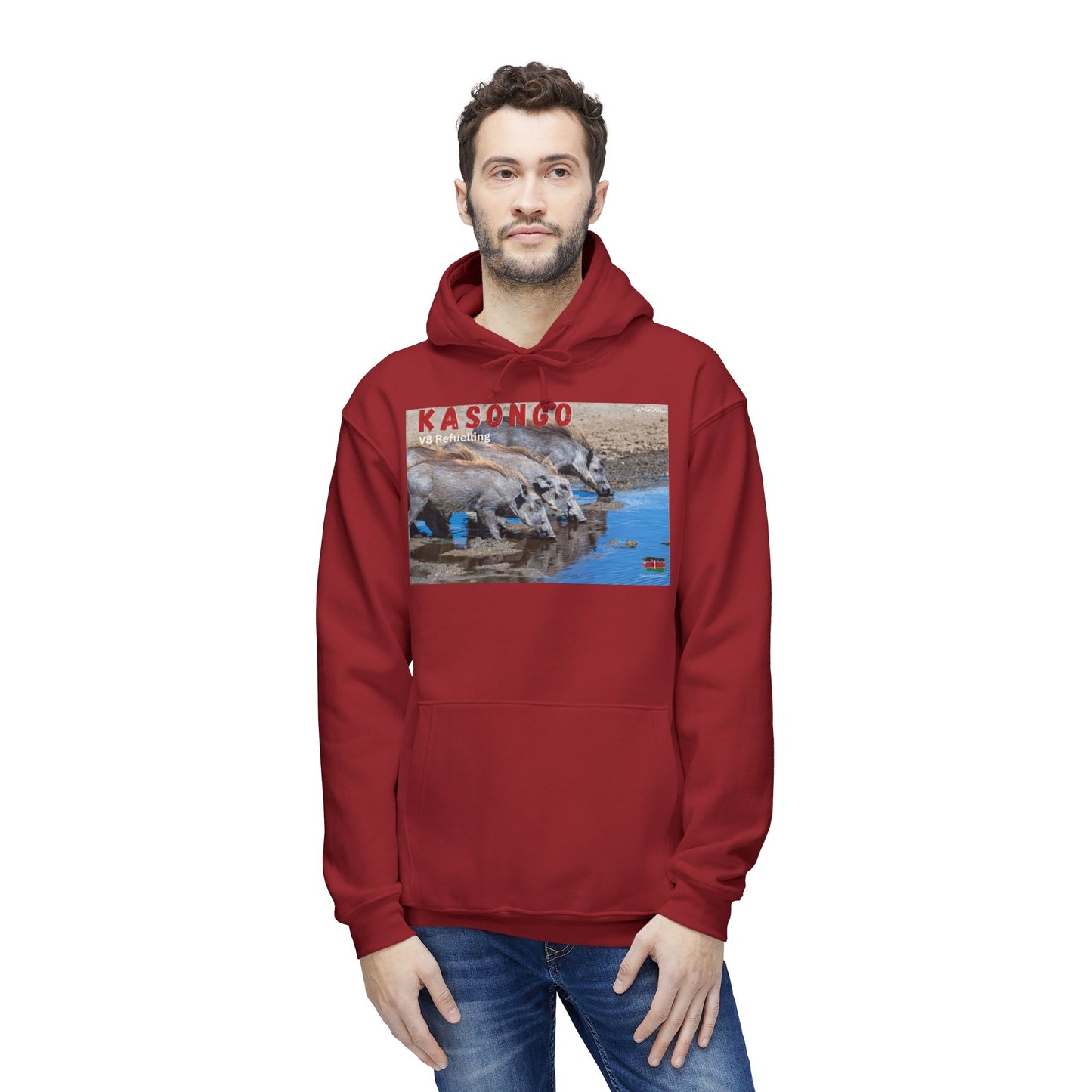KASONGO Graphic Unisex Hooded Sweatshirt