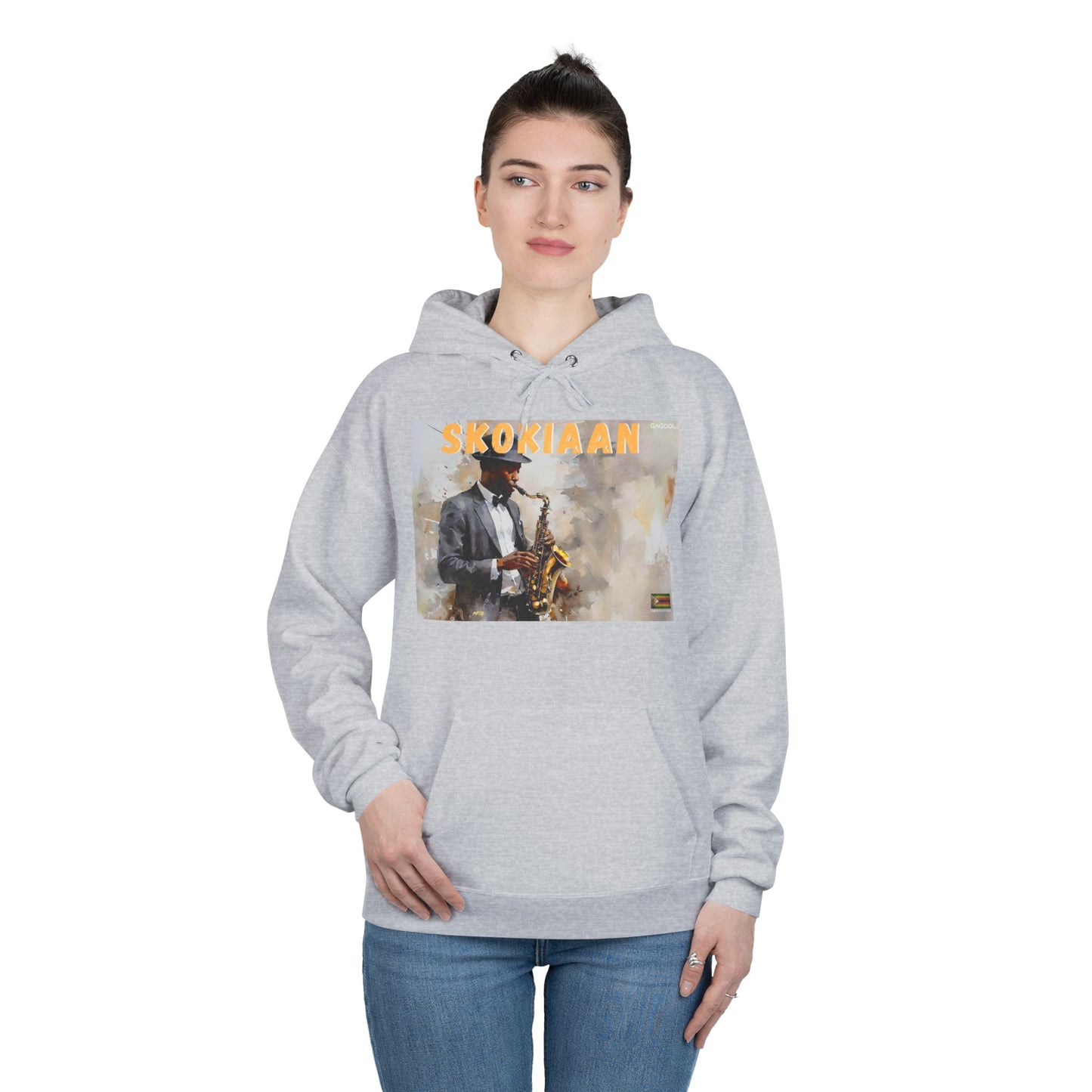 Skokiaan Jazz Musician EcoSmart Hoodie - Unisex Pullover Sweatshirt