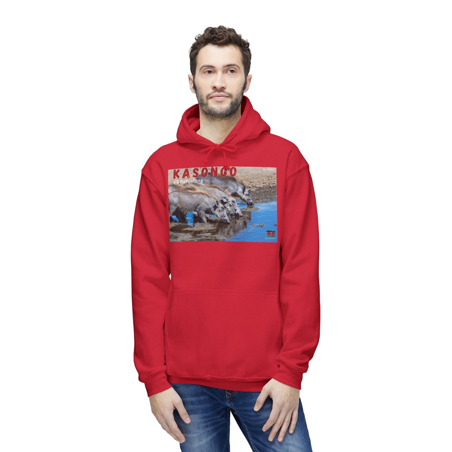KASONGO Graphic Unisex Hooded Sweatshirt