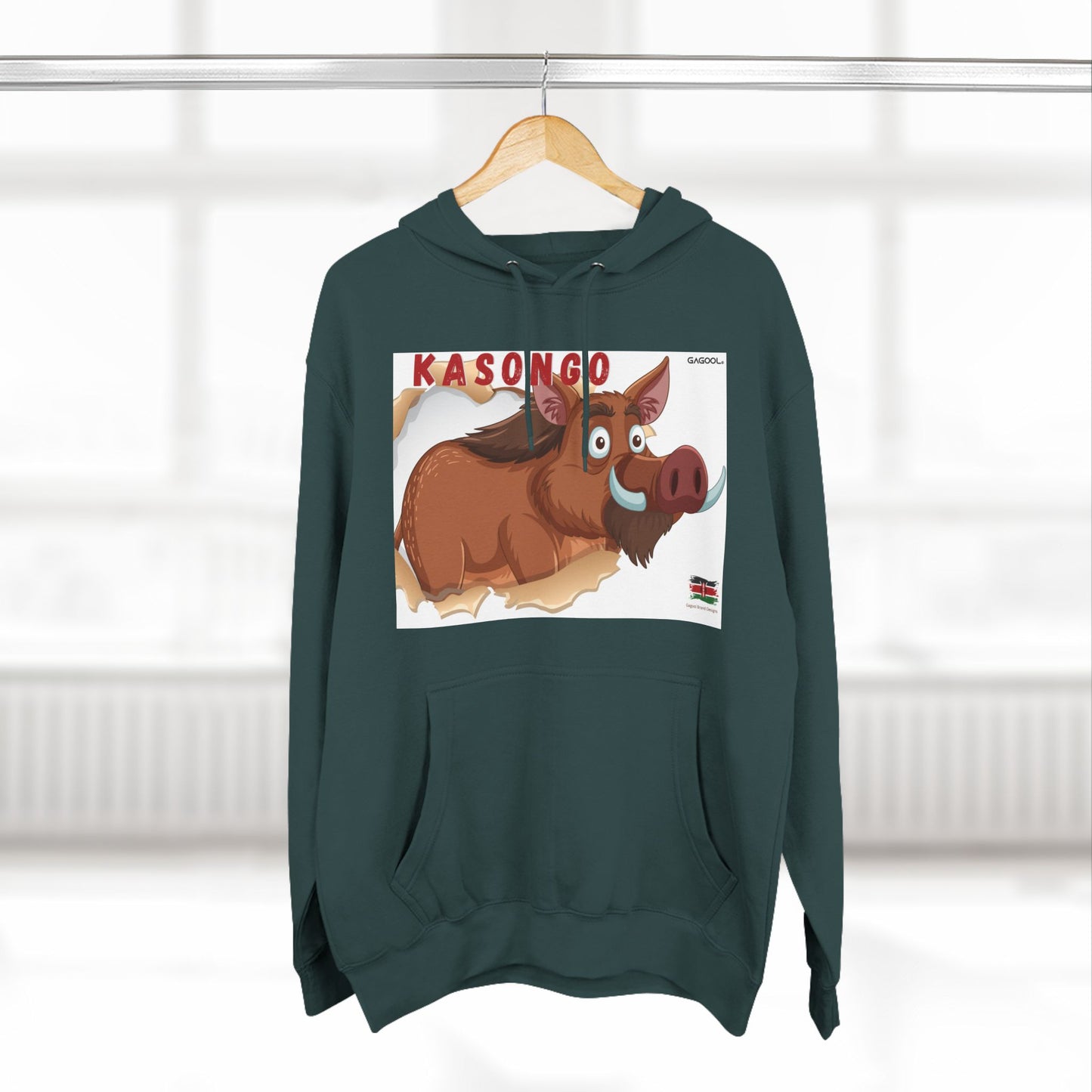 KASONGO Cartoon Hoodie - Fun & Cozy Fleece