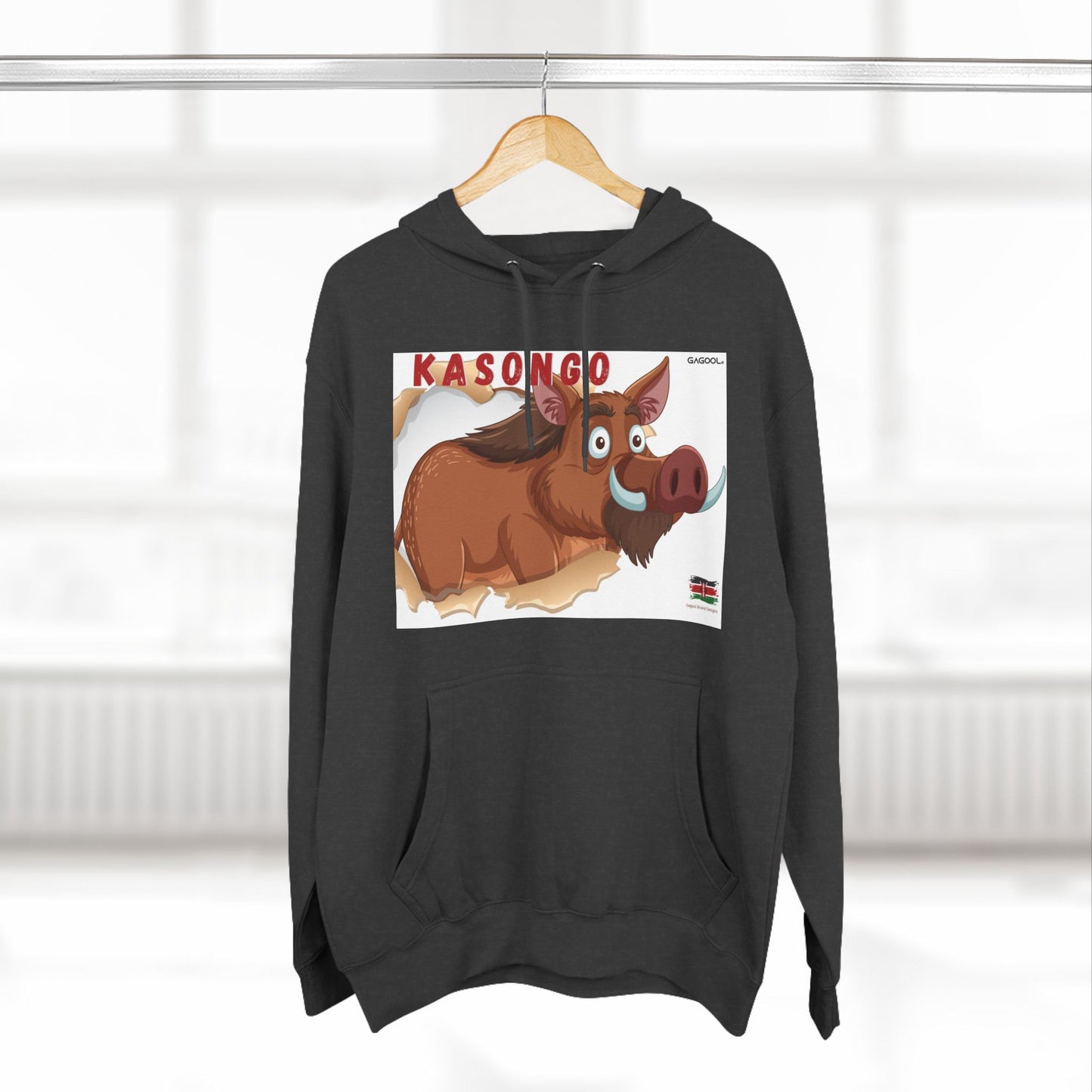 KASONGO Cartoon Hoodie - Fun & Cozy Fleece