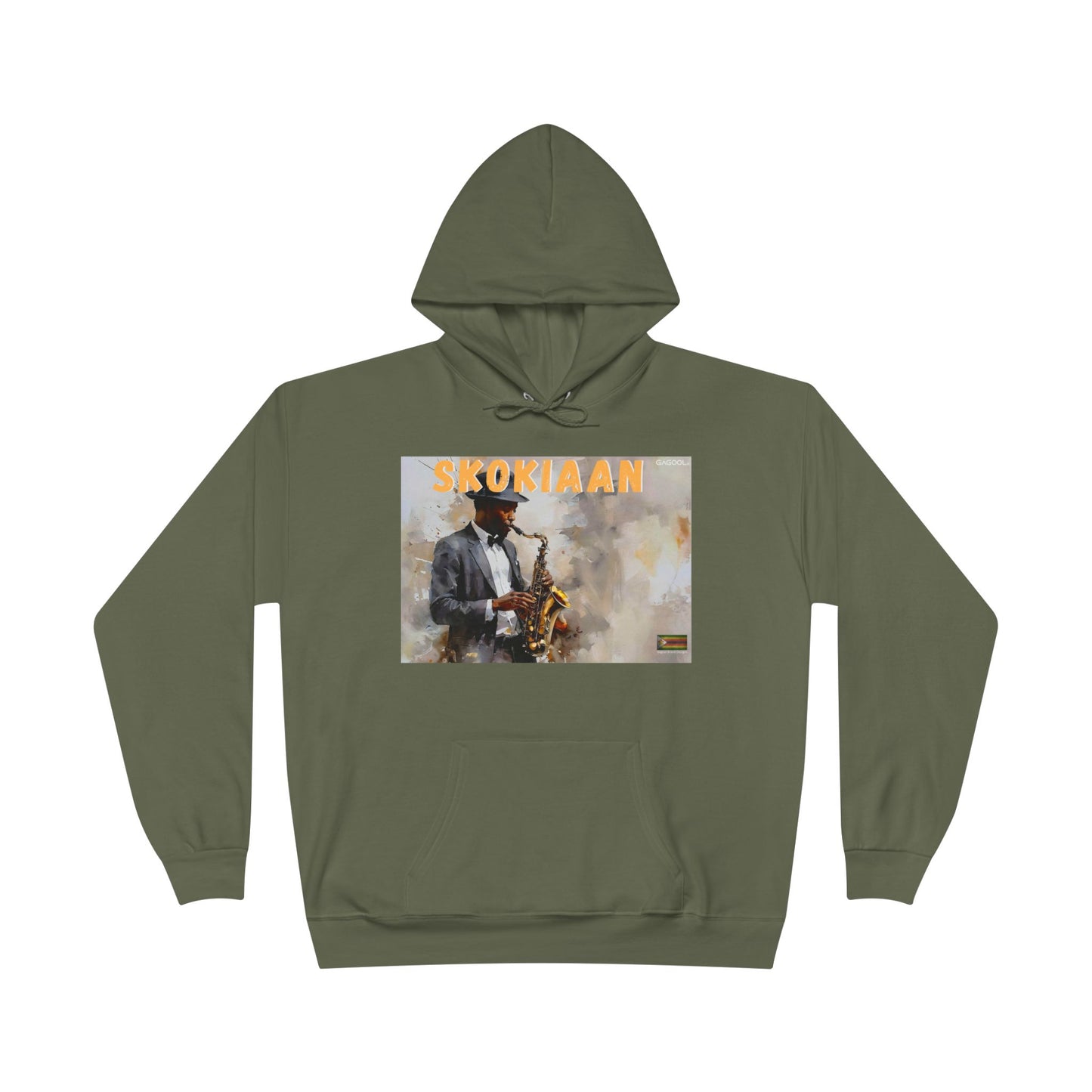 Skokiaan Jazz Musician EcoSmart Hoodie - Unisex Pullover Sweatshirt