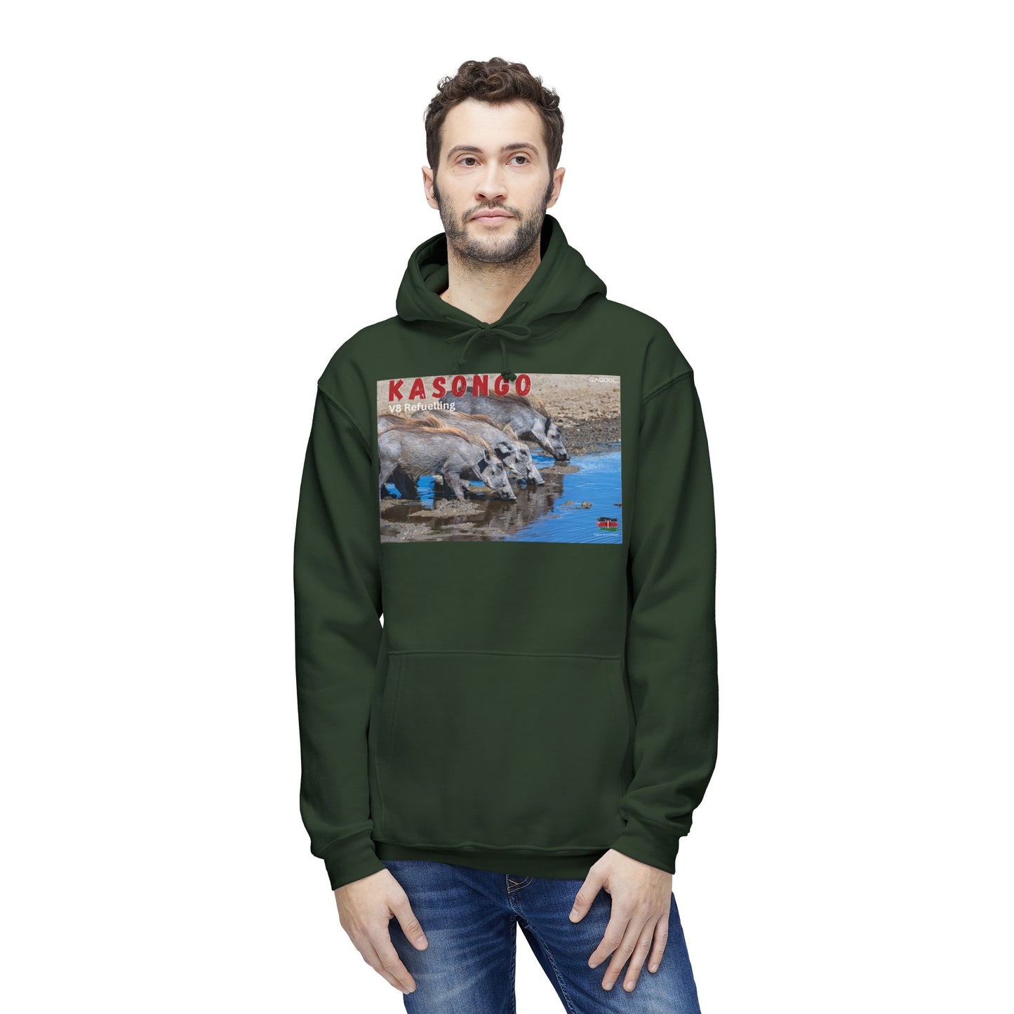 KASONGO Graphic Unisex Hooded Sweatshirt