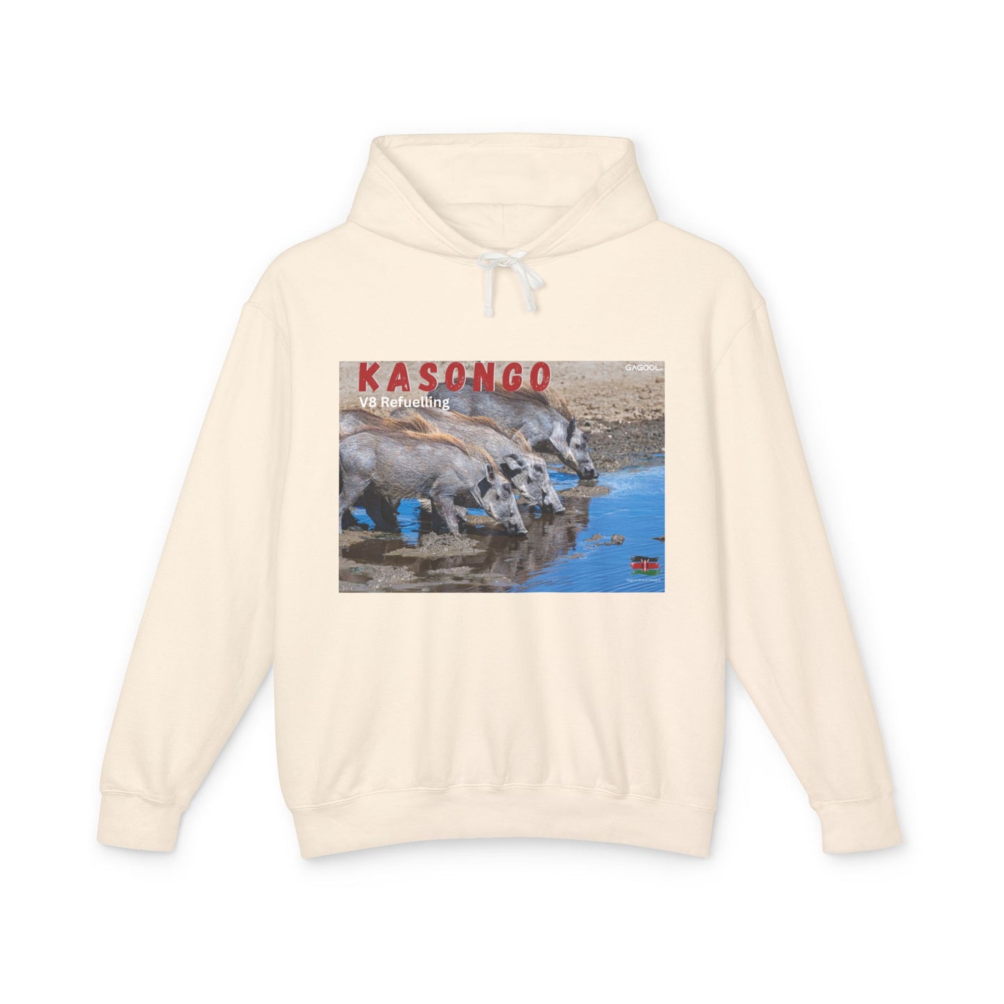 Unisex Lightweight Hooded Sweatshirt - Kasongo