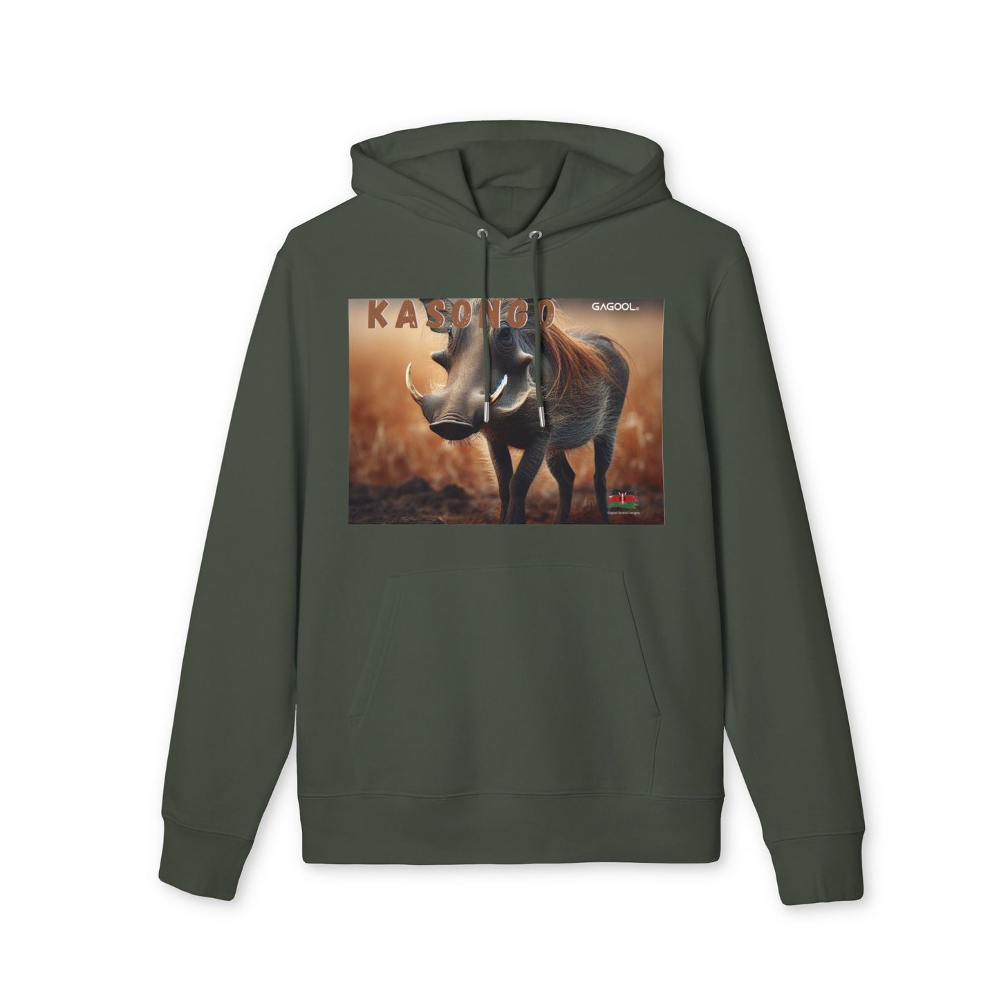 Wildlife Adventure Hoodie - Stylish Kasongo Design