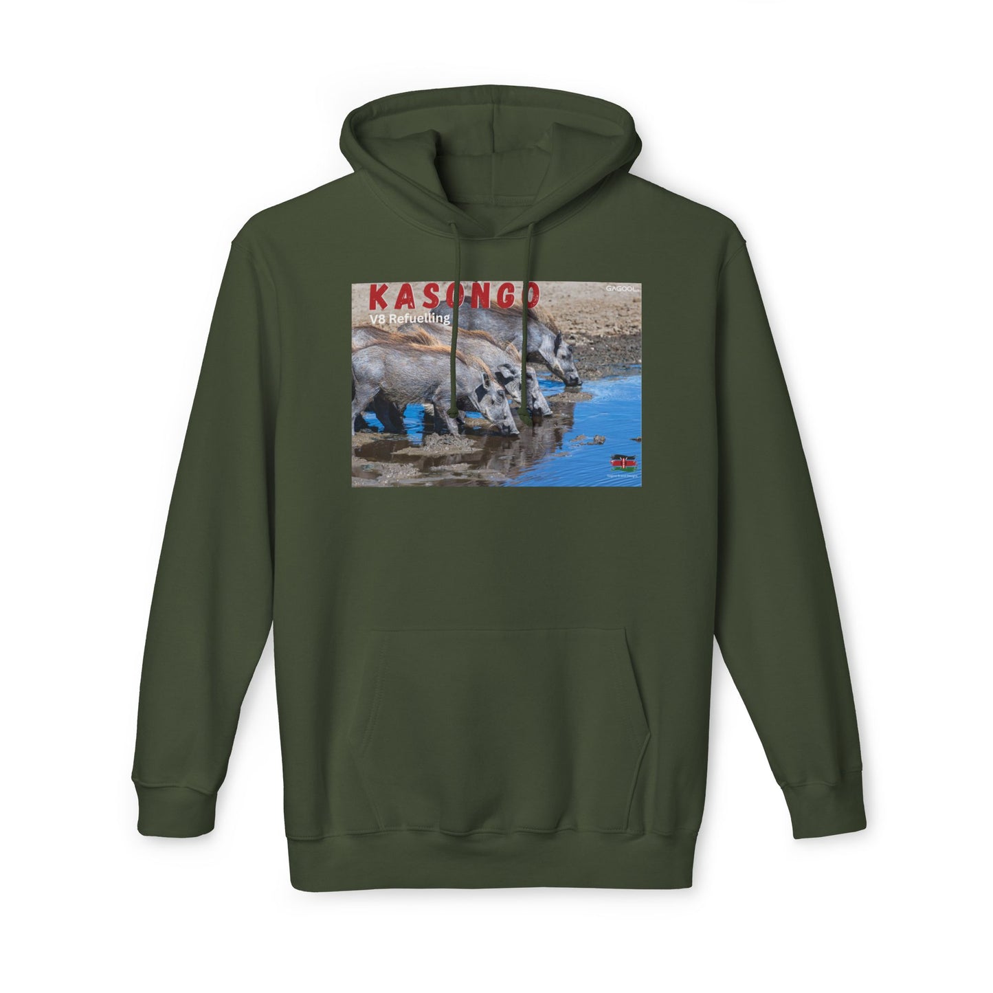 KASONGO Graphic Unisex Hooded Sweatshirt