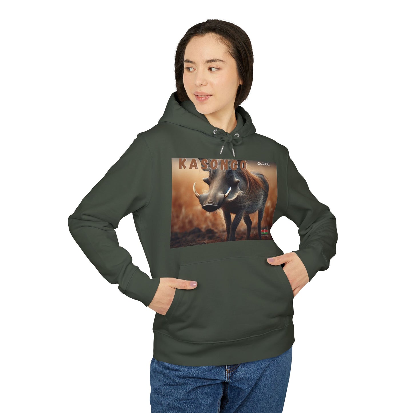 Wildlife Adventure Hoodie - Stylish Kasongo Design