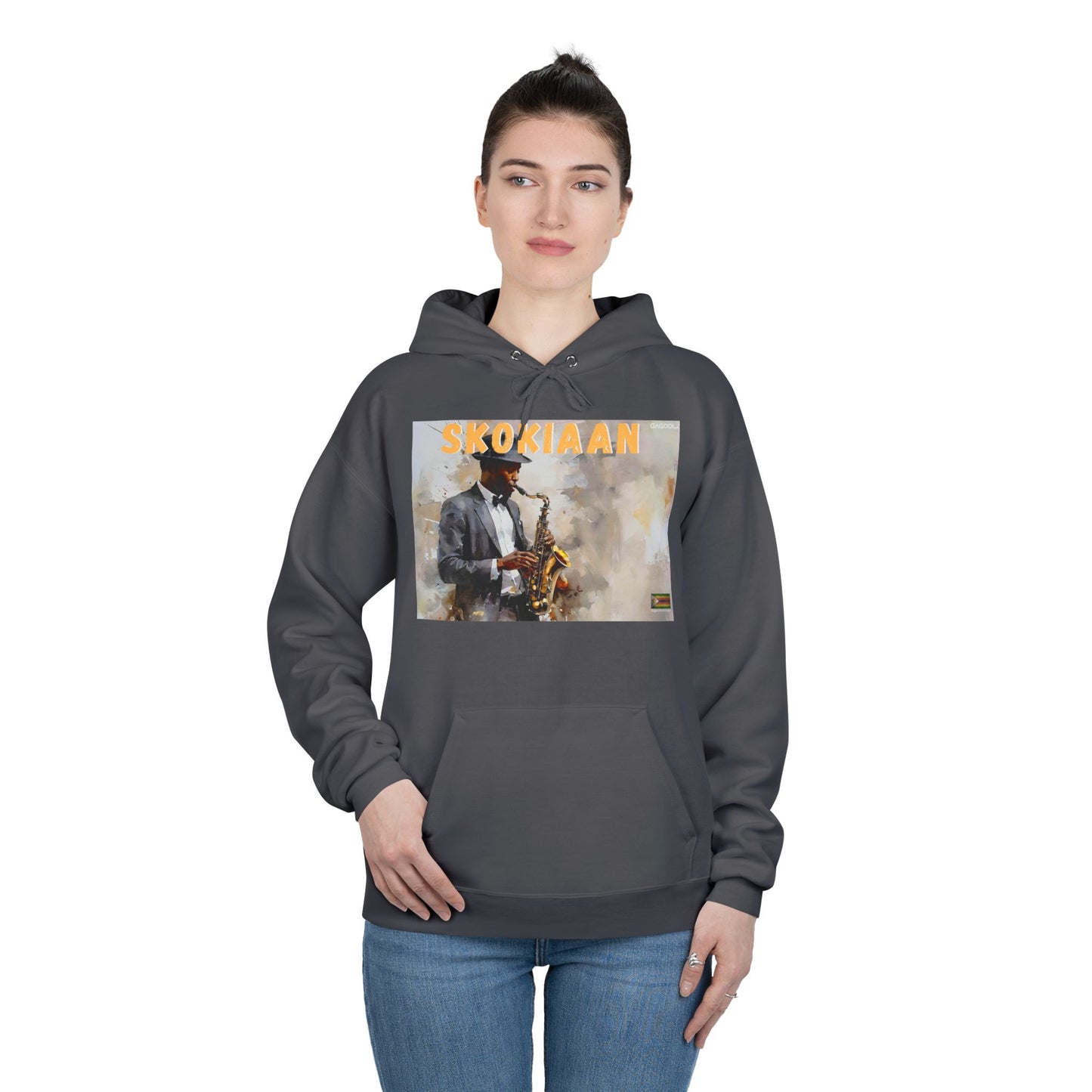 Skokiaan Jazz Musician EcoSmart Hoodie - Unisex Pullover Sweatshirt