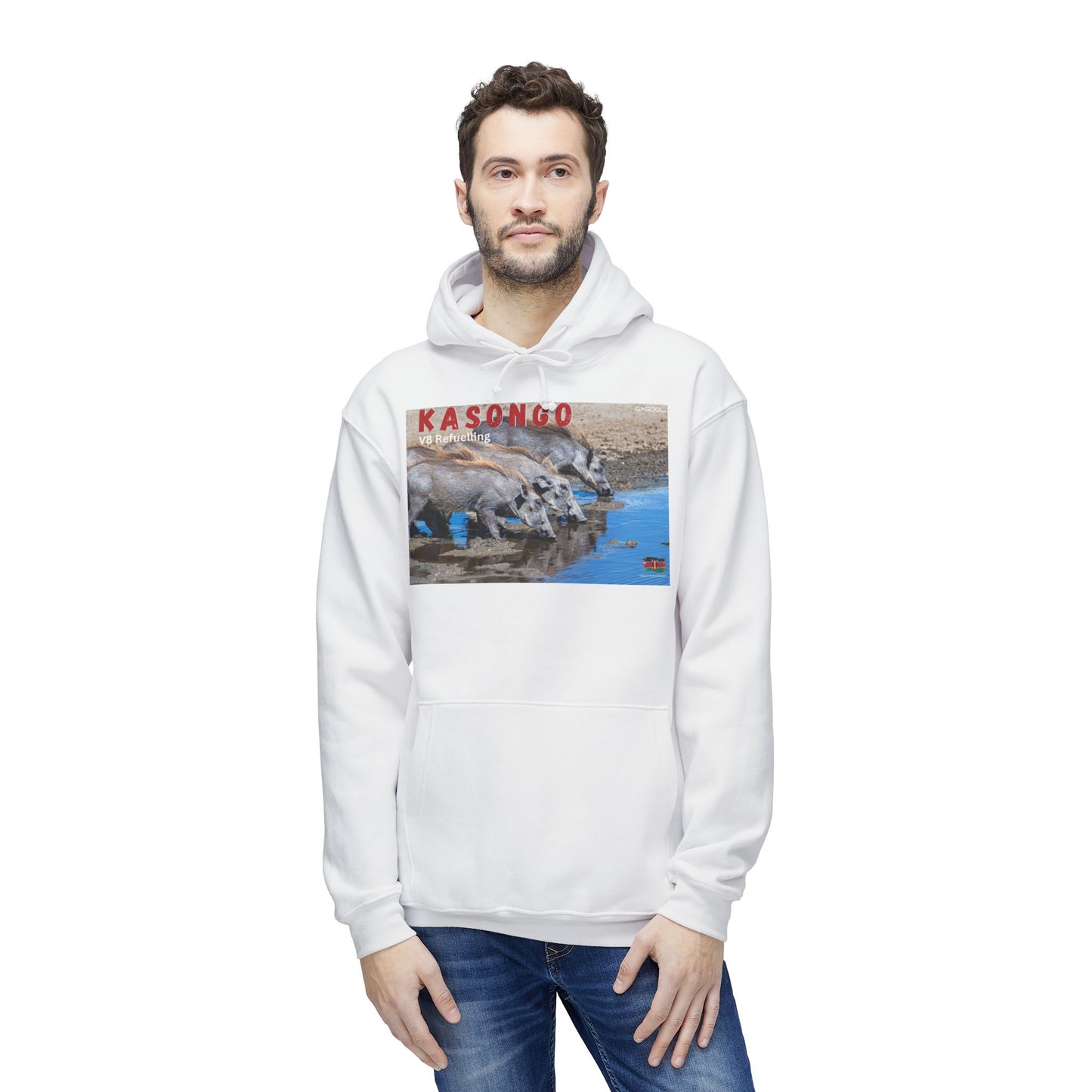 KASONGO Graphic Unisex Hooded Sweatshirt