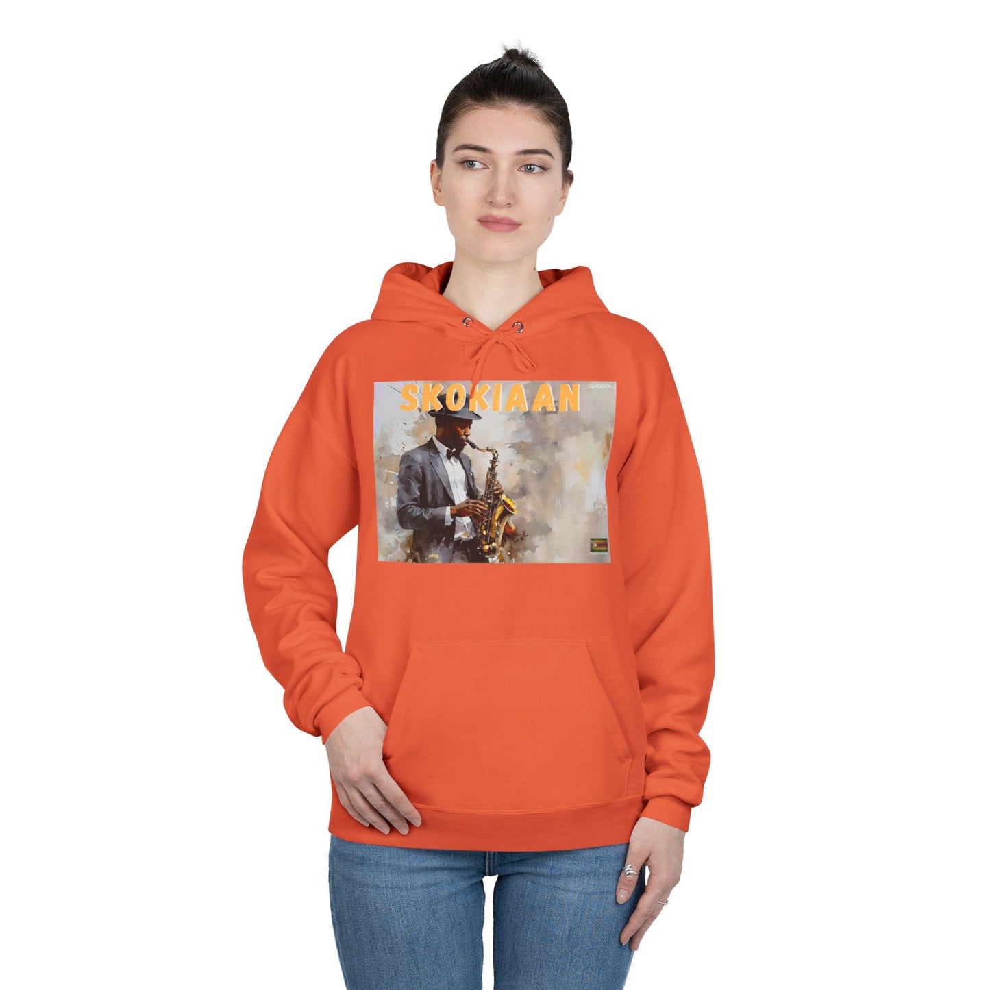 Skokiaan Jazz Musician EcoSmart Hoodie - Unisex Pullover Sweatshirt