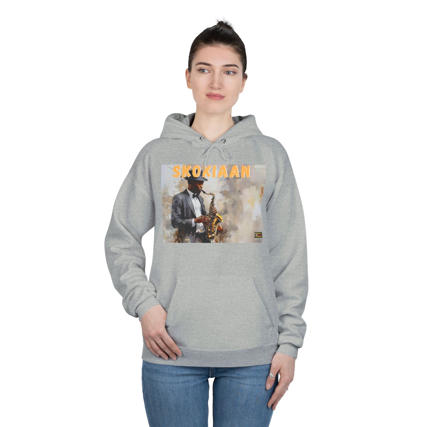Skokiaan Jazz Musician EcoSmart Hoodie - Unisex Pullover Sweatshirt