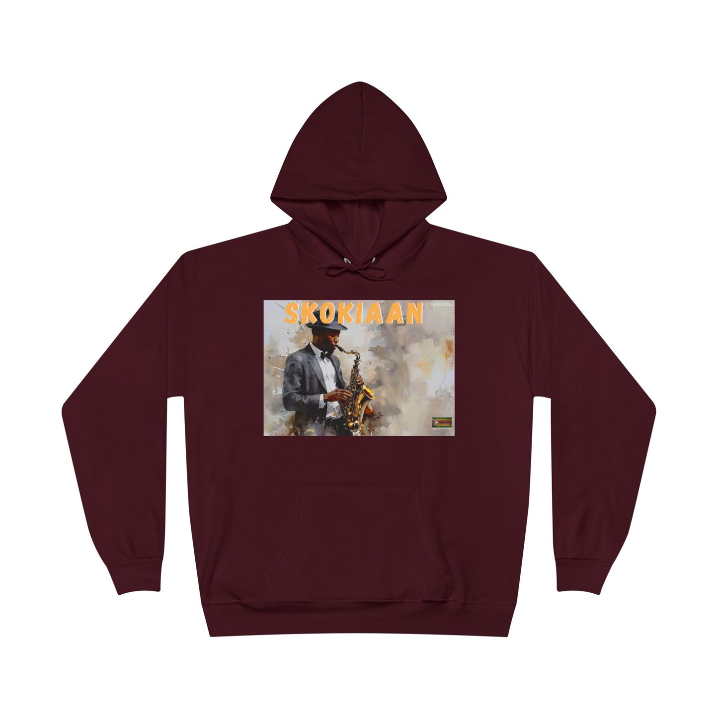 Skokiaan Jazz Musician EcoSmart Hoodie - Unisex Pullover Sweatshirt