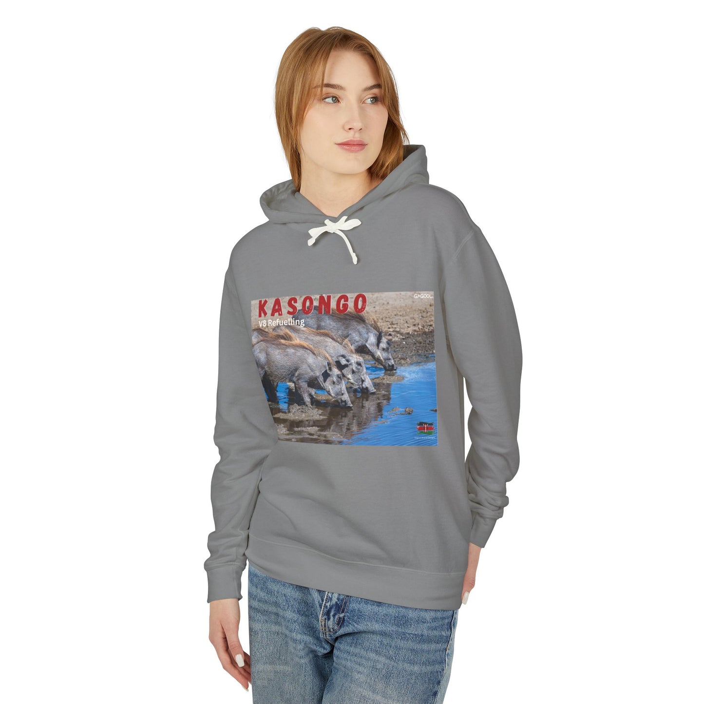 Unisex Lightweight Hooded Sweatshirt - Kasongo