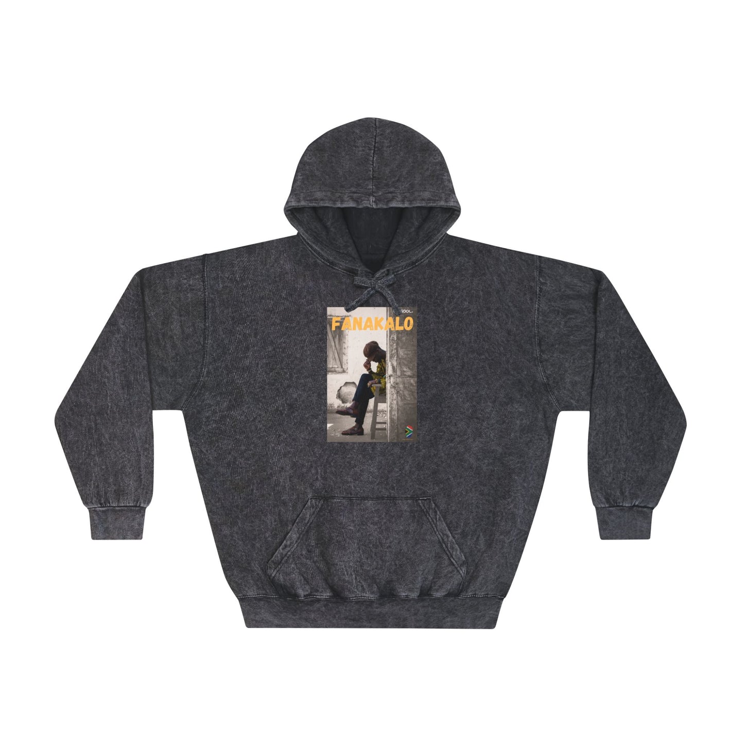 FANAKALO Unisex Mineral Wash Hoodie - Cozy Streetwear for Everyday Style