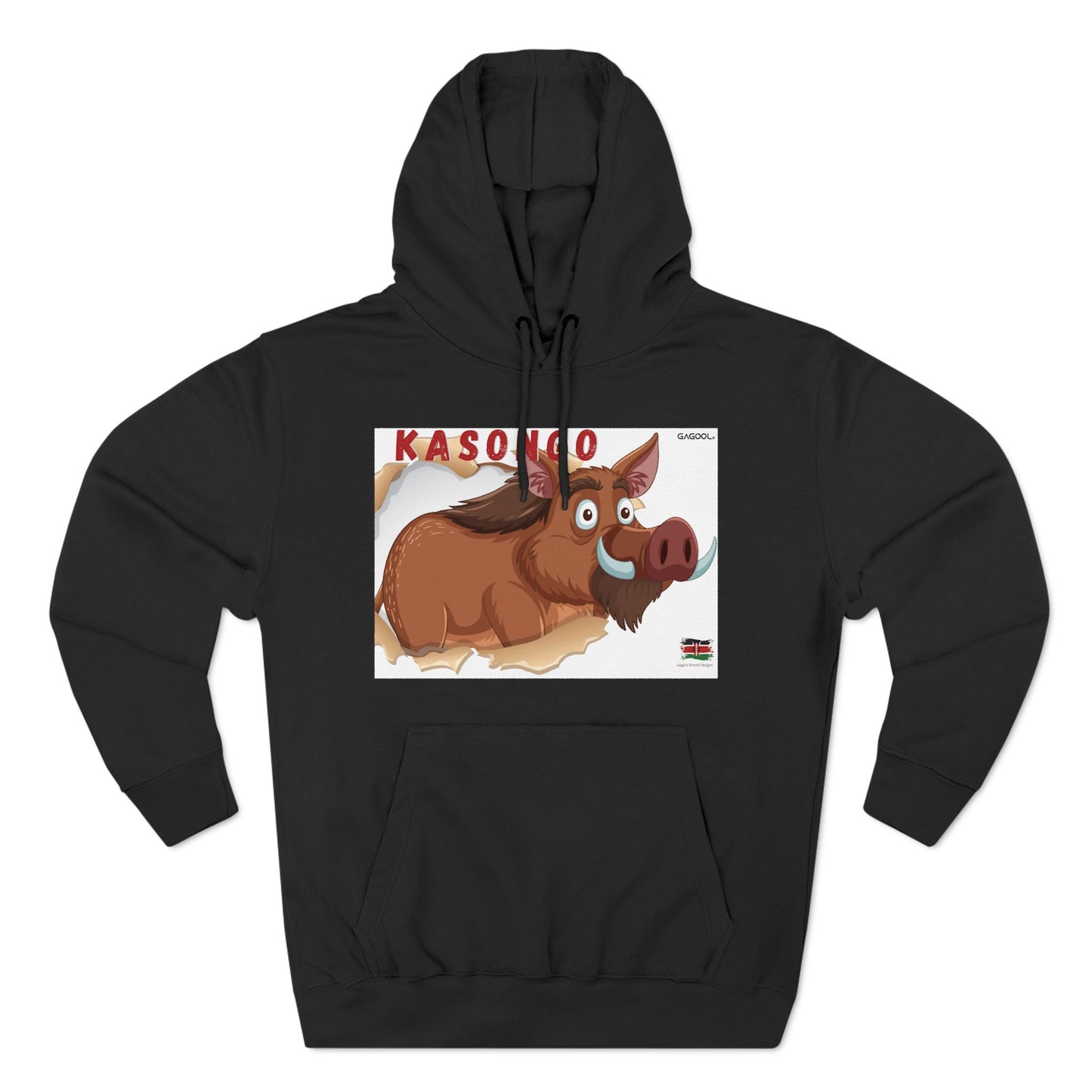 KASONGO Cartoon Hoodie - Fun & Cozy Fleece