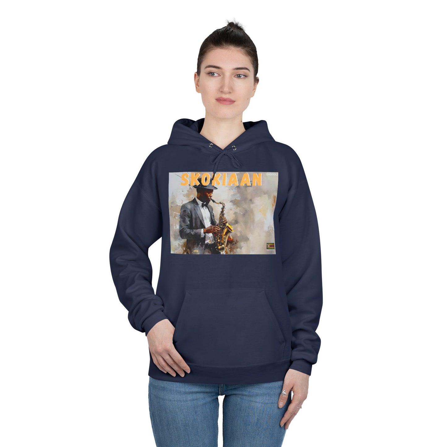 Skokiaan Jazz Musician EcoSmart Hoodie - Unisex Pullover Sweatshirt
