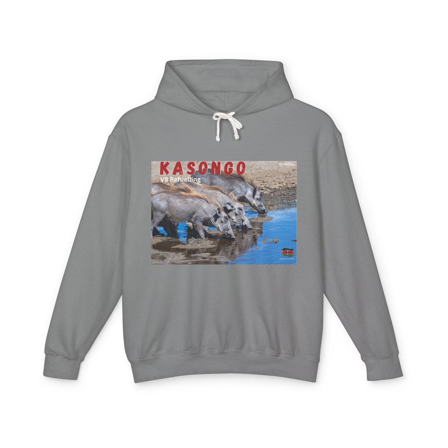 Unisex Lightweight Hooded Sweatshirt - Kasongo