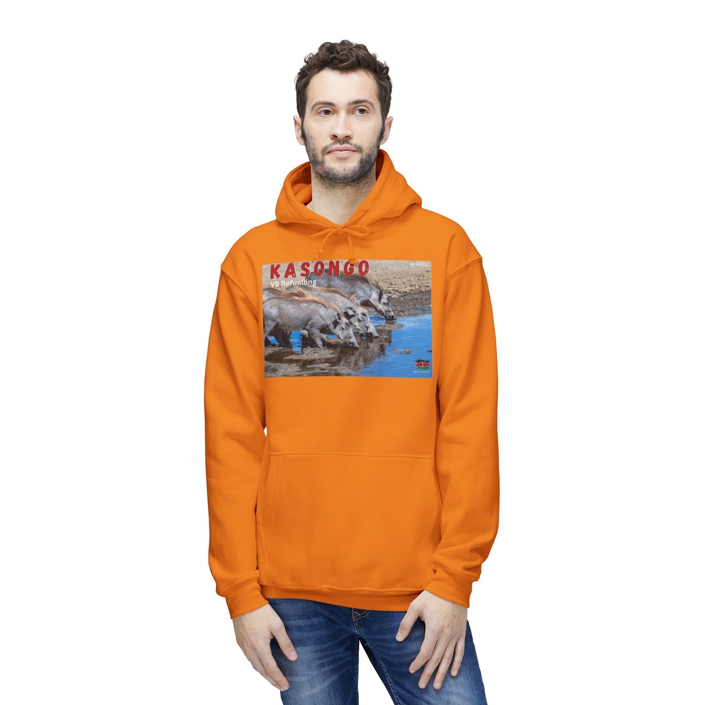 KASONGO Graphic Unisex Hooded Sweatshirt