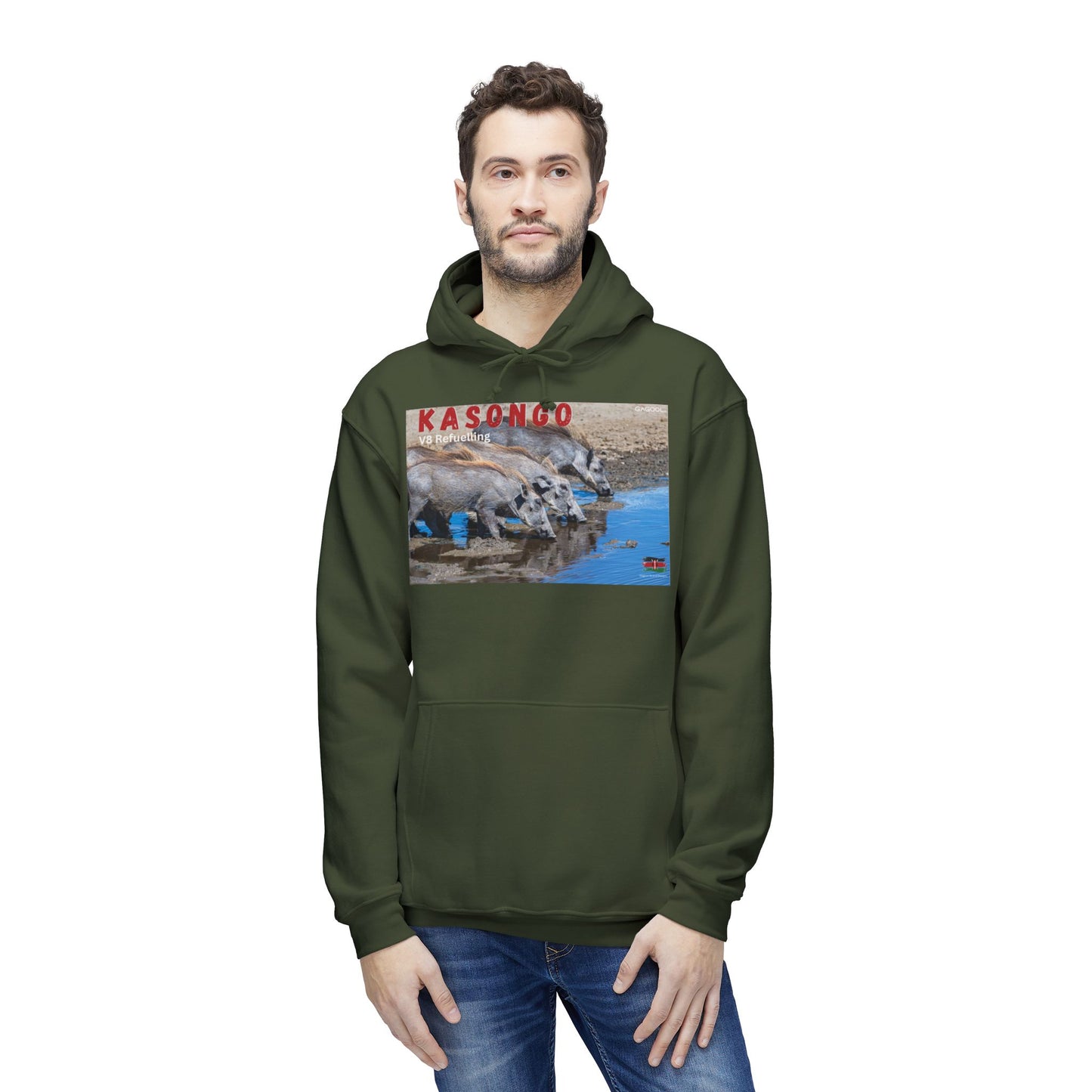 KASONGO Graphic Unisex Hooded Sweatshirt
