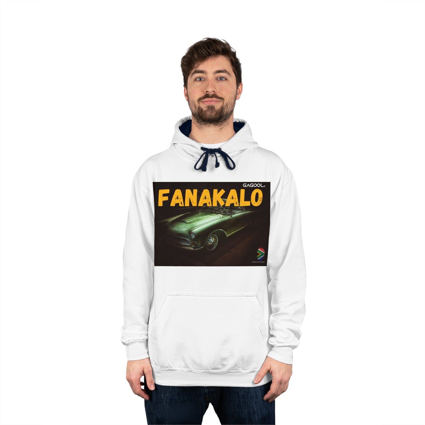 FANAKALO Vintage Car Unisex Varsity Hoodie - Stylish & Comfy