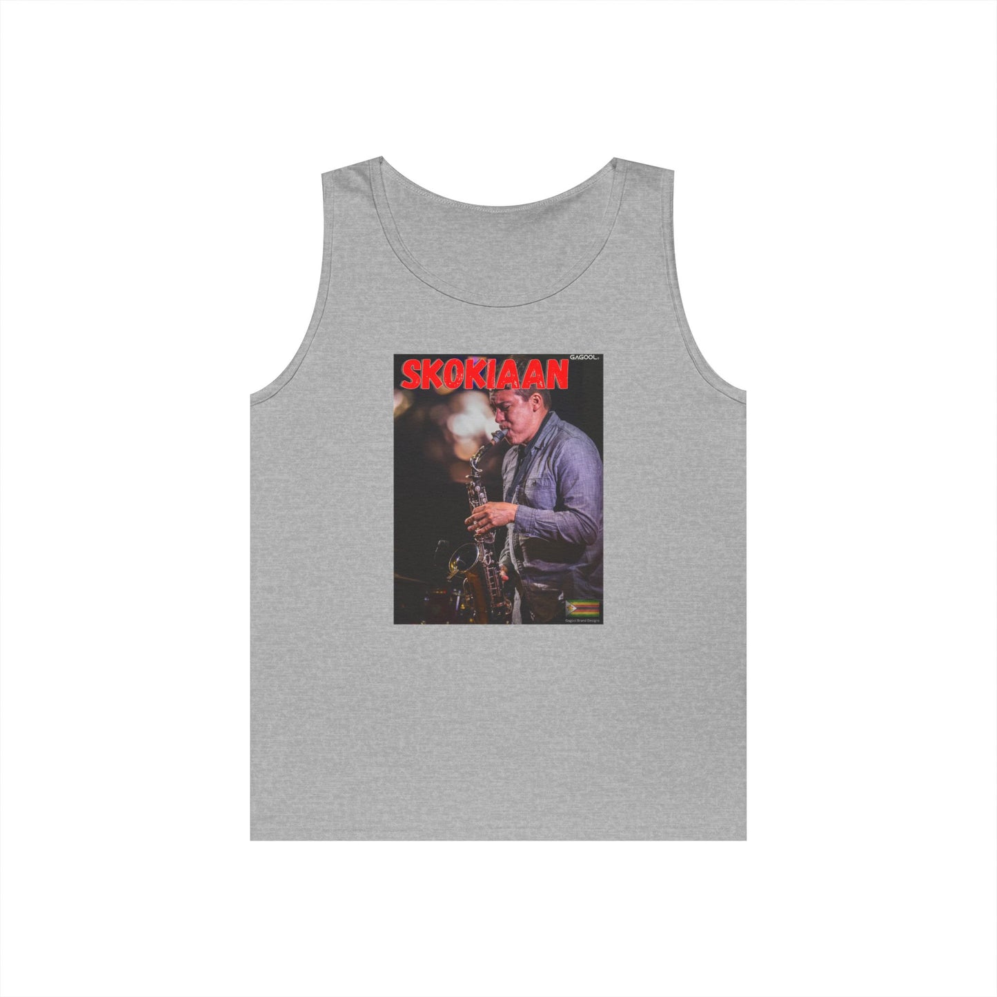 Skokiaan Jazz Unisex Heavy Cotton Tank Top