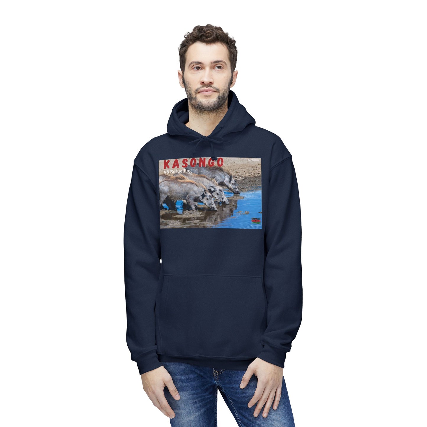 KASONGO Graphic Unisex Hooded Sweatshirt