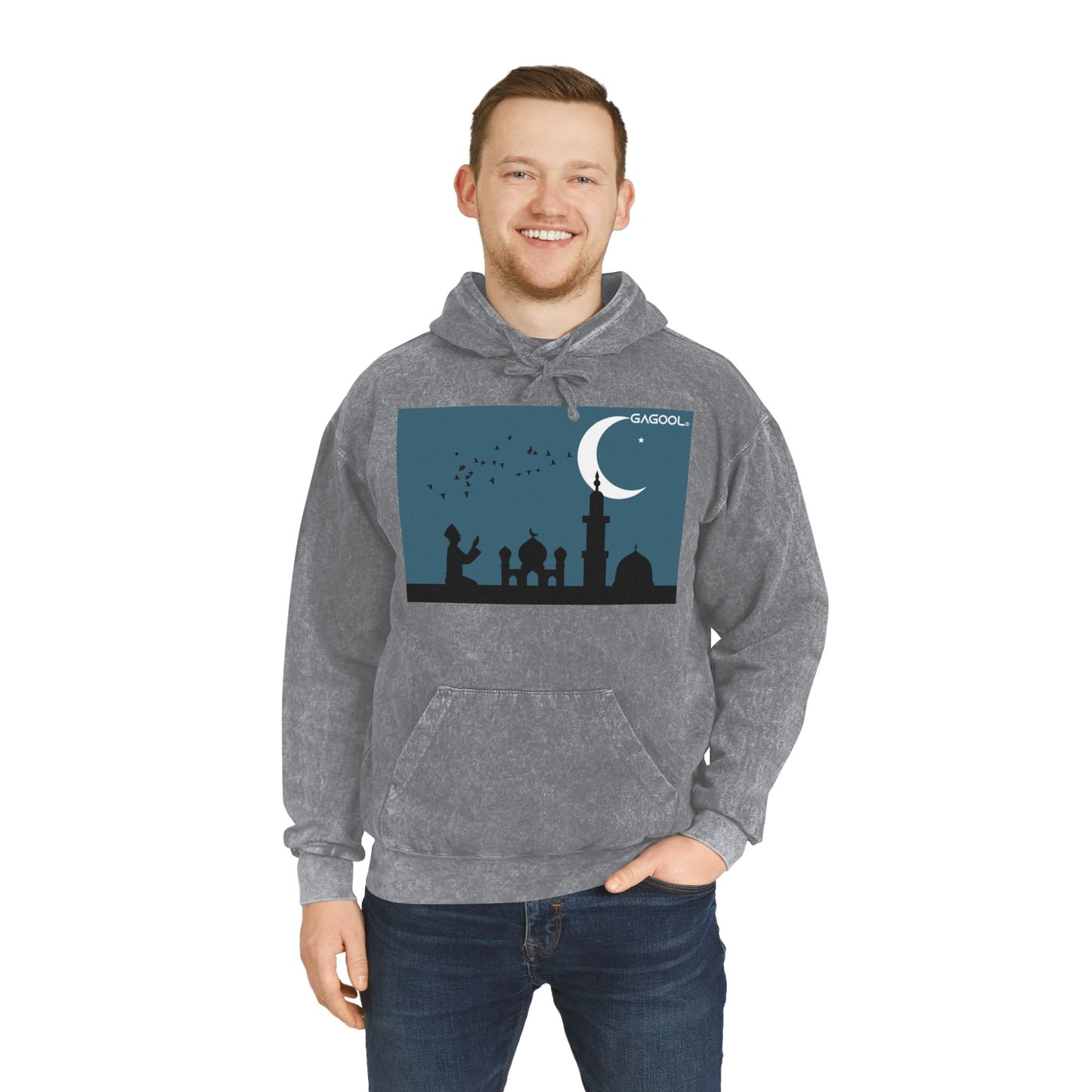 Unisex Mineral Wash Hoodie