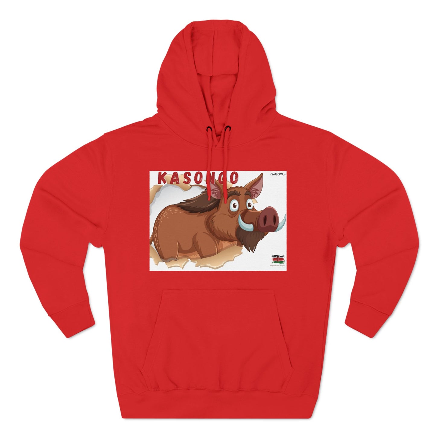 KASONGO Cartoon Hoodie - Fun & Cozy Fleece
