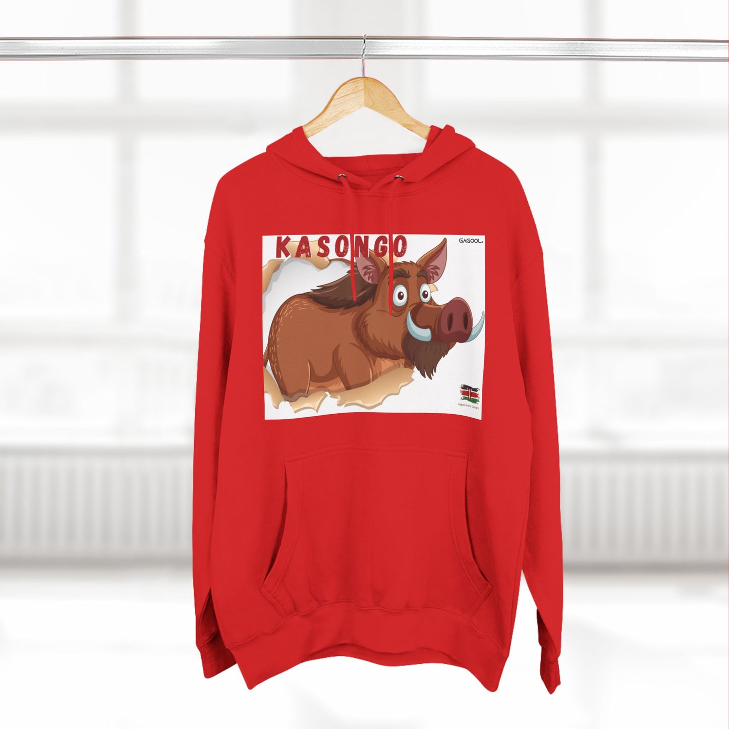 KASONGO Cartoon Hoodie - Fun & Cozy Fleece