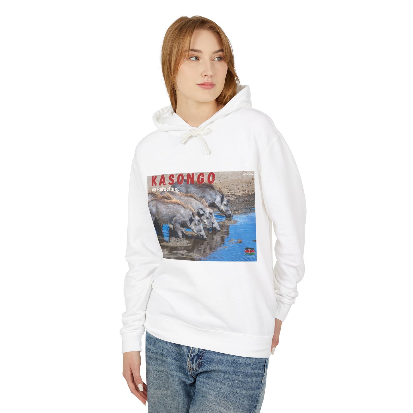 Unisex Lightweight Hooded Sweatshirt - Kasongo